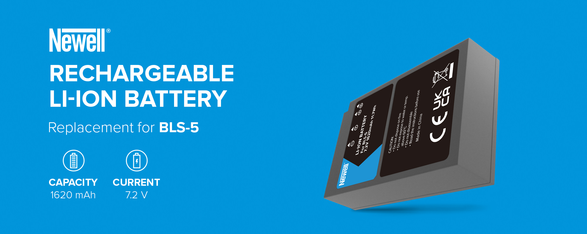 Akumulator Newell zamiennik BLS-5 do Olympus